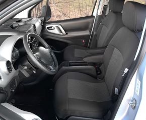 Housse de siège de voiture sur mesure Tailor Made 1+1 pre CITROEN BERLINGO II Multispace (2008-2018)