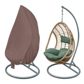 Copertura per poltrona sospesa a uovo L, marrone (85-95 x 170 cm)