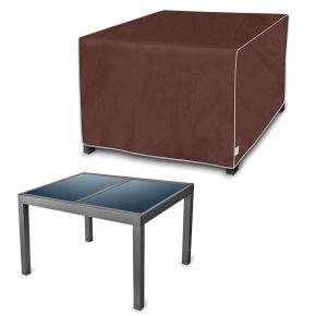 Copertura per tavolo da giardino, marrone (125 x 70 x 95 cm)
