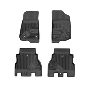 3D Tappetini in gomma No.77 per JEEP WRANGLER IV 2017-up (4 pz)