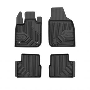 3D Tappetini in gomma No.77 per FIAT 500 II Electric 2020-up (4 pz)