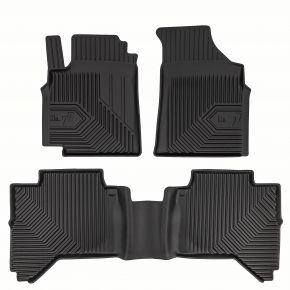3D Tappetini in gomma No.77 per JAC T8 Pro pickup dal 2025 (3 pz)