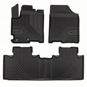 3D Tappetini in gomma No.77 per JAC JS8 Pro 1ª e 2ª fila dal 2024 (3 pz)