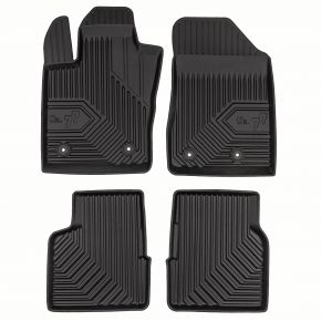 3D Tappetini in gomma No.77 per Jeep Compass II PHEV 2016-2026 (4 pz)