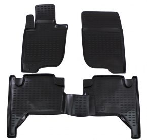 Tappeti in gomma MITSUBISHI L200 IV 2005-2015  4 pz 4 DOOR