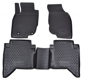 Tappeti in gomma TOYOTA Hilux  2011-2015  4 pz