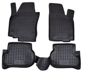 Tappeti in gomma VW Golf Plus 2004-2014  4 pz