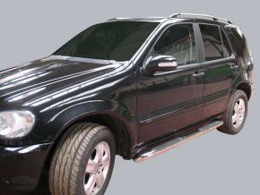 Telai laterali in acciaio inox per Mercedes ML-Class W163 1998-2005 5D.