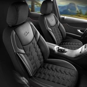 Coprisedili BERLIN nero-grigio compatibili con ALFA ROMEO 146