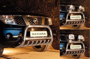Rollbar Frontali Steeler per Nissan Navara 2010-2015 Modello G