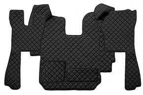 Tappetini in ecopelle Q per SCANIA R (01.2005-12.2010) - automatico - Nero