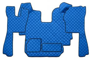 Tappetini in ecopelle Q per SCANIA R (01.2005-12.2010) - automatico - Blu