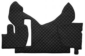 Tappetini in ecopelle Q per RENAULT PREMIUM II (01.2005-12.2013) - Nero