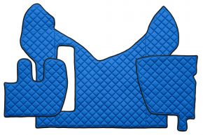 Tappetini in ecopelle Q per RENAULT PREMIUM II (01.2005-12.2013) - Blu
