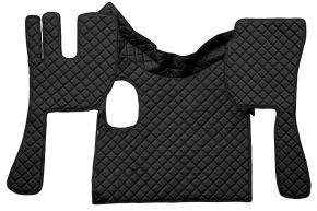 Tappetini in ecopelle Q per VOLVO FH 3 (01.2009-12.2012) - manuale - Nero