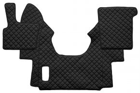 Tappetini in ecopelle Q per DAF XF 95 (01.1997-12.2005) - automatico - Nero