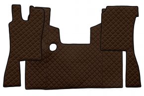 Tappetini in ecopelle Q per SCANIA 4 (01.1995-12.2004) - Marrone