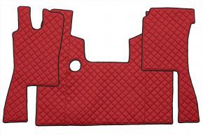 Tappetini in ecopelle Q per SCANIA 4 (01.1995-12.2004) - Rosso