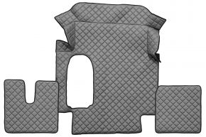 Tappetini in ecopelle Q per MAN TGA (01.2000-12.2010) - Grigio