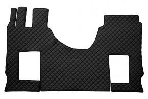 Tappetini in ecopelle Q per MERCEDES ACTROS MP 5 (dal 01.2019) - sedile passeggero pneumatico - Nero