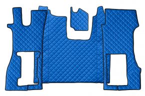 Tappetini in ecopelle Q per SCANIA R NEXTGEN (dal 01.2017) - sedile passeggero pneumatico - Blu