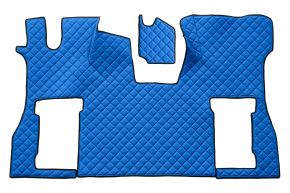 Tappetini in ecopelle Q per SCANIA S NEXTGEN (dal 01.2017) - sedile passeggero pneumatico - Blu