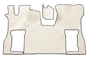 Tappetini in ecopelle Q per SCANIA S NEXTGEN (dal 01.2017) - sedile passeggero pneumatico - Beige chiaro