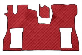 Tappetini in ecopelle Q per SCANIA S NEXTGEN (dal 01.2017) - sedile passeggero pneumatico - Rosso