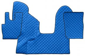 Tappetini in ecopelle Q per DAF CF (01.2013-12.2020) - automatico - Blu