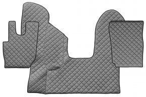 Tappetini in ecopelle Q per DAF CF (01.2013-12.2020) - automatico - Grigio