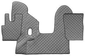 Tappetini in ecopelle Q per DAF CF (01.2013-12.2020) - manuale - Grigio