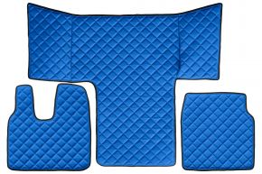 Tappetini in ecopelle Q per MAN TGS (01.2013-12.2019) - Blu