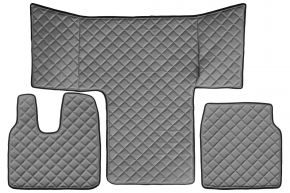 Tappetini in ecopelle Q per MAN TGS (01.2013-12.2019) - Grigio