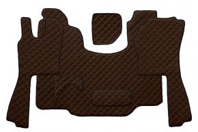 Tappetini in ecopelle Q per SCANIA G (01.2005-12.2016) - Marrone