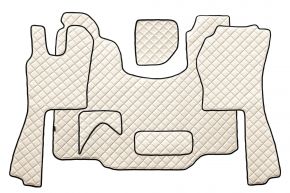 Tappetini in ecopelle Q per SCANIA G (01.2005-12.2016) - Beige chiaro