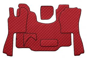 Tappetini in ecopelle Q per SCANIA G (01.2005-12.2016) - Rosso