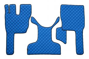 Tappetini in ecopelle Q per VOLVO FM 4 (01.2013-12.2019) - Blu