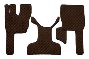 Tappetini in ecopelle Q per VOLVO FM 4 (01.2013-12.2019) - Marrone