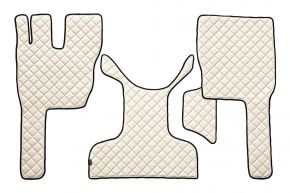 Tappetini in ecopelle Q per VOLVO FM 4 (01.2013-12.2019) - Beige chiaro