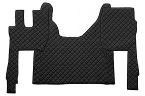 Tappetini in ecopelle Q per FORD F-MAX (dal 10.2018) - Nero