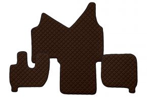 Tappetini in ecopelle Q per IVECO STRALIS (01.2002-12.2012) - automatico - Marrone