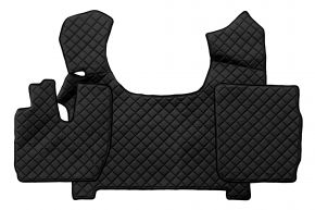 Tappetini in ecopelle Q per IVECO STRALIS S-WAY (03.2019-12.2023) - Nero