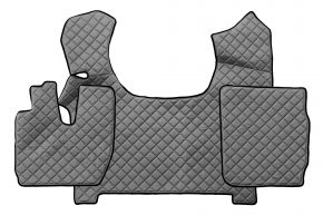 Tappetini in ecopelle Q per IVECO STRALIS S-WAY (03.2019-12.2023) - Grigio
