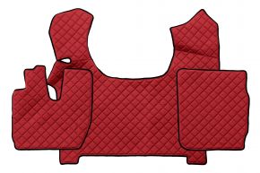 Tappetini in ecopelle Q per IVECO STRALIS S-WAY (03.2019-12.2023) - Rosso
