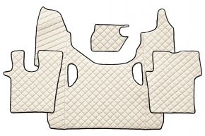 Tappetini in ecopelle Q per SCANIA G NEXTGEN (dal 01.2017) - Beige chiaro