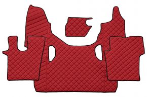 Tappetini in ecopelle Q per SCANIA G NEXTGEN (dal 01.2017) - Rosso