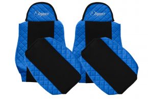 Coprisedili su misura ELEGANCE Q per MAN TGS (01.2005-12.2012) - blu