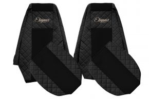 Coprisedili su misura ELEGANCE Q per RENAULT MAGNUM MILLENIUM (01.2002-12.2007) - neri