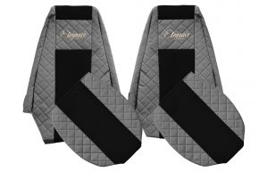 Coprisedili su misura ELEGANCE Q per RENAULT MAGNUM MILLENIUM (01.2002-12.2007) - grigi