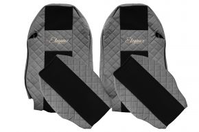 Coprisedili su misura ELEGANCE Q per MERCEDES ACTROS MP 2 (01.2003-12.2006) - grigi